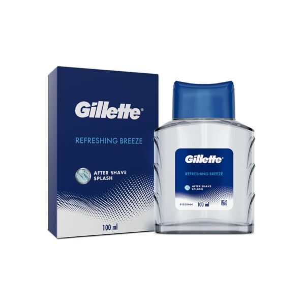 Gillette After Shave Splash Refreshing Breeze 100ml, White
