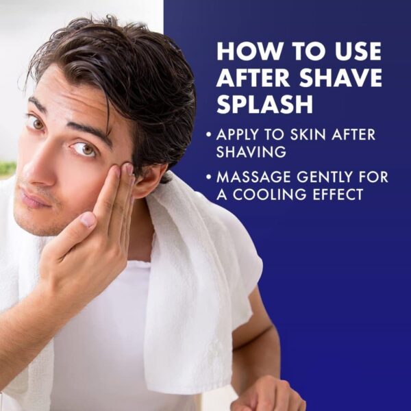 Gillette After Shave Splash Refreshing Breeze 100ml White - Image 4