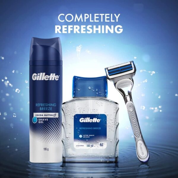 Gillette After Shave Splash Refreshing Breeze 100ml White - Image 3