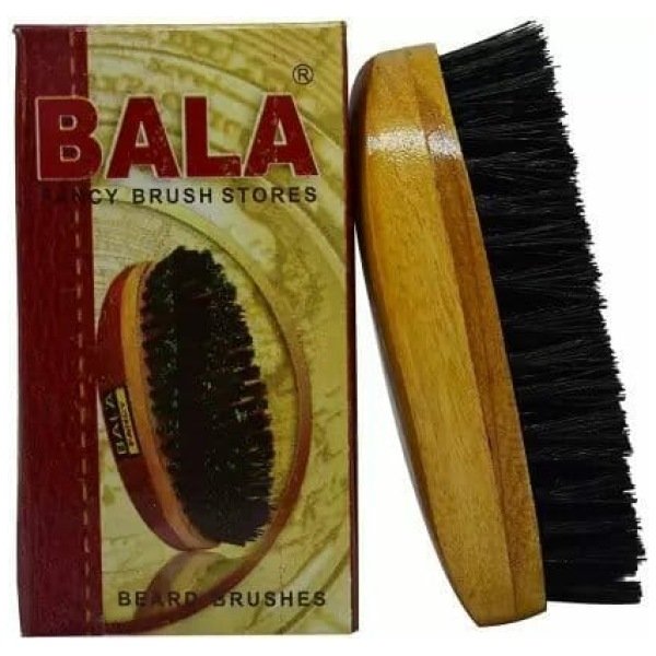 Bala Fancy Wooden Oval Beard Brush