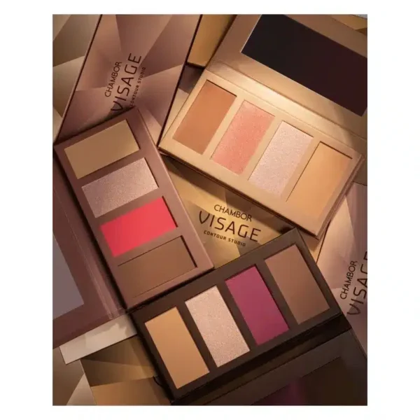 Chambor Visage Contour Studio Face Palette Make Up 203 Deep