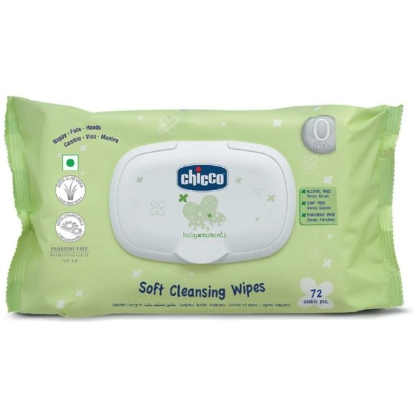 Chicco Wipes Fliptop Pack (72 Count)