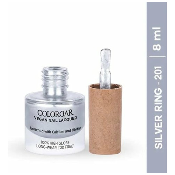 Colorbar Vegan Nail 201 Silver Ring
