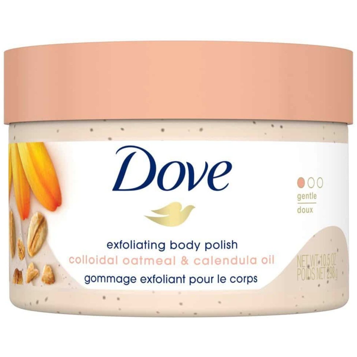 Dove Colloidal Oatmeal & Calendula Oil Gentle Exfoliating Body Polish 298G
