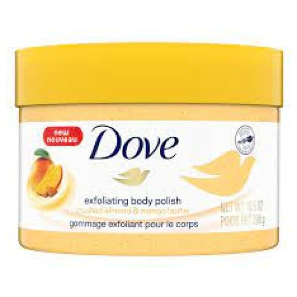 Dove Exfoliating Body Polish Crushed Almond And Mango Butter 298G