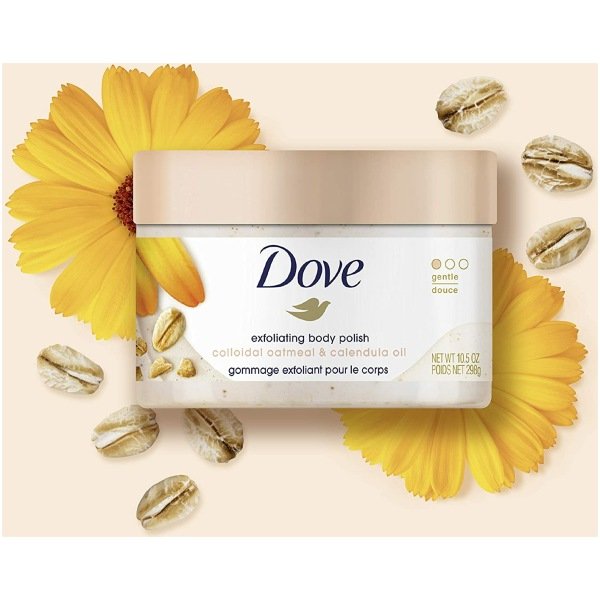 Exfoliating body scrub gently buffs away dull skin Formulated with sulfate-free, naturally derived cleansers Enriched with ¼ moisturizing cream for extra skin care With a pH balanced formula Moisturizing body scrub with a creamy and whipped texture Perfect for delicate, sensitive skin