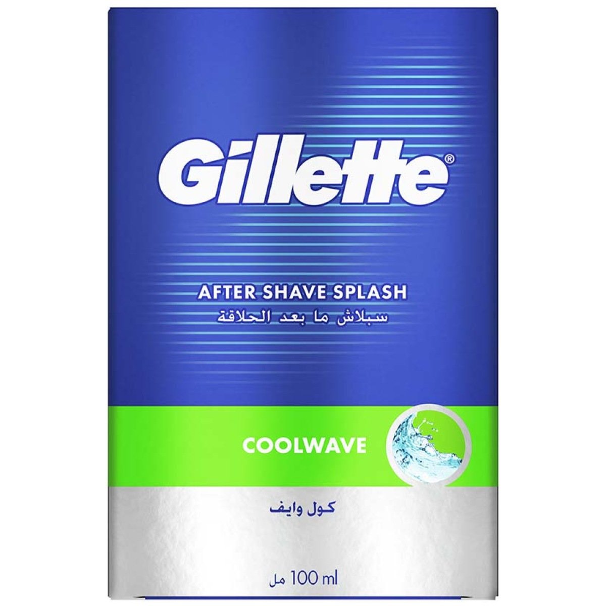 Gillette Coolwave After Shave Splash 100ml