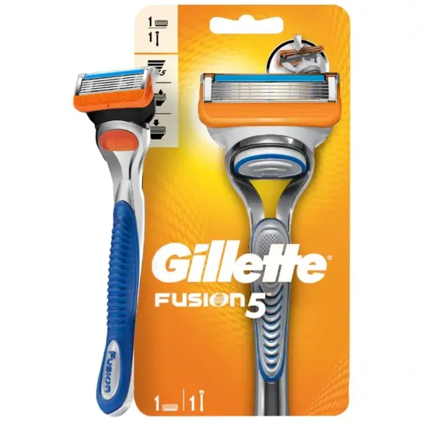 Gillette Fusion Men's Grooming Razor 5 Blades+ Precision Trimmer for Beard Styling 1pc