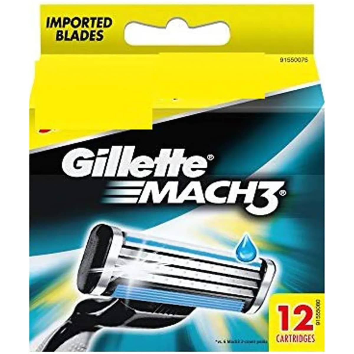 Gillette Mach 3 Cartridge 12 Count