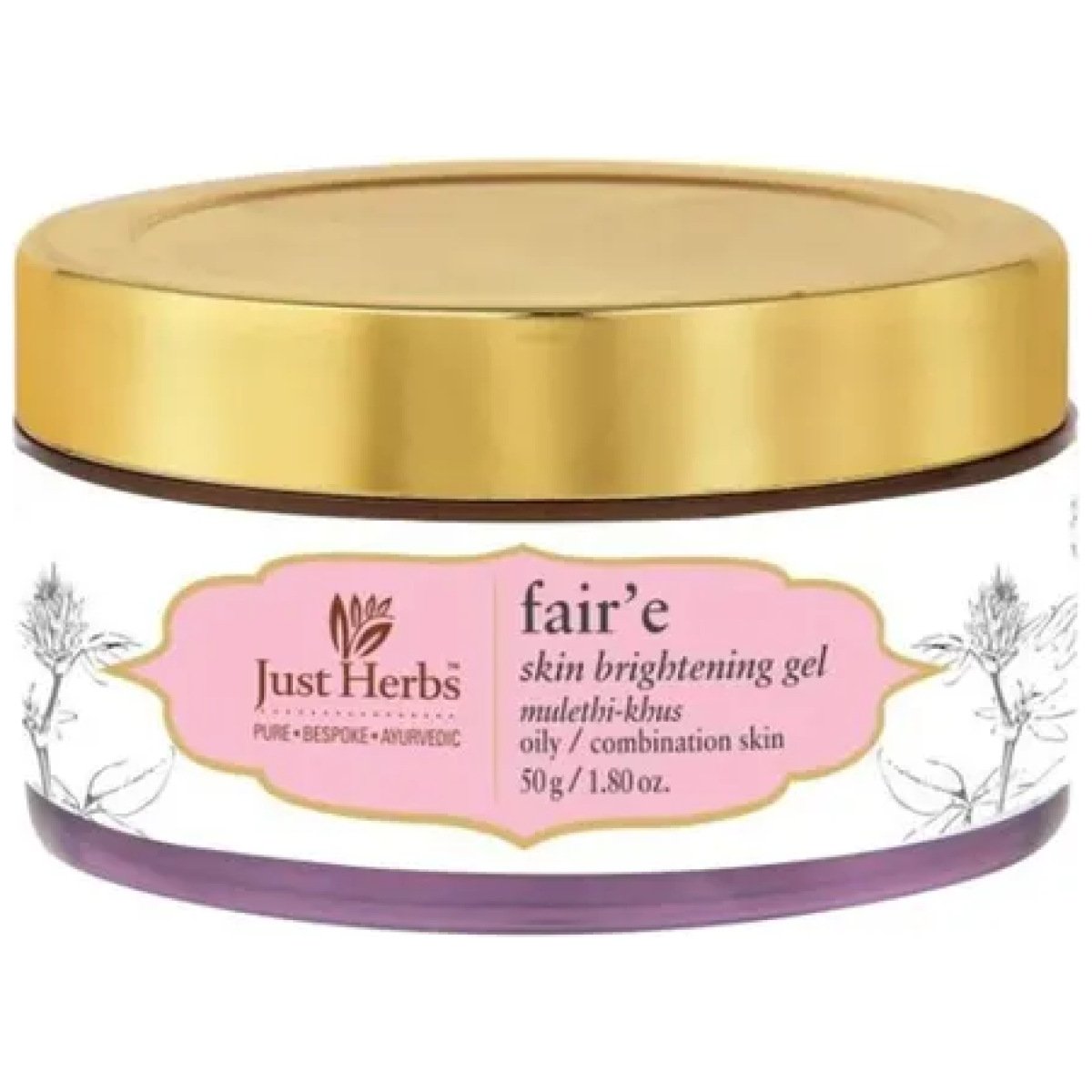 Just Herbs Fair'e Mulethi Skin Brightening Gel 50gm