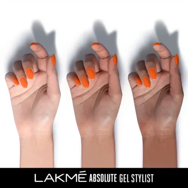 Lakme Absolute Gel Stylist Nail Color 99 Pumpkin