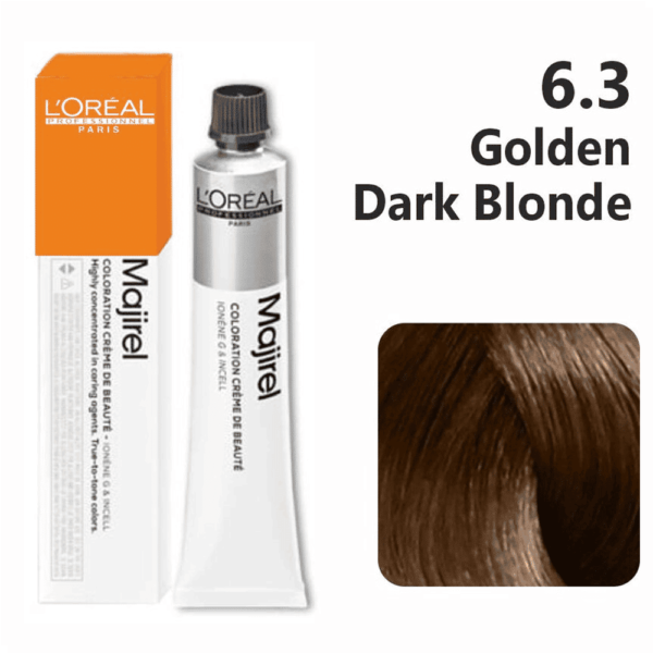 L’oreal Professionnel Majirel Hair Color 6.3 Golden Dark Blonde