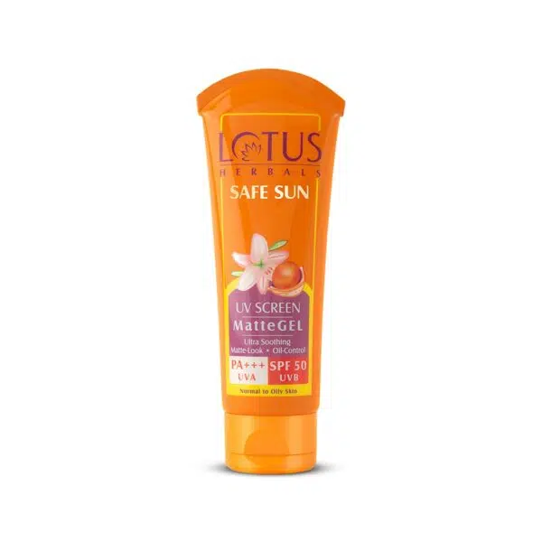Lotus Herbals Safe Sun UV Screen Matte Gel SPF50 100g