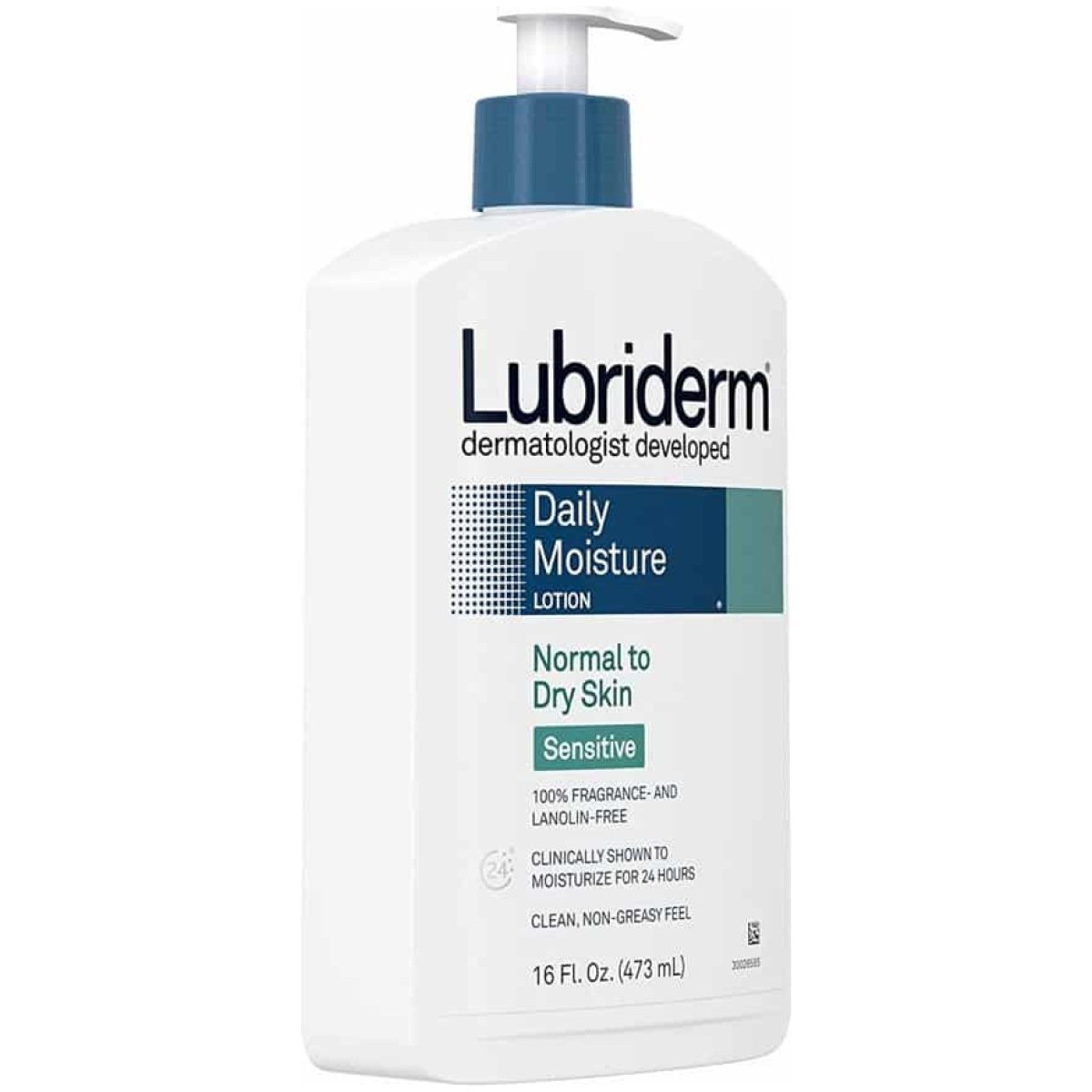Lubriderm Daily Moisture Lotion Sensitive Normal to Dry Skin 473ml