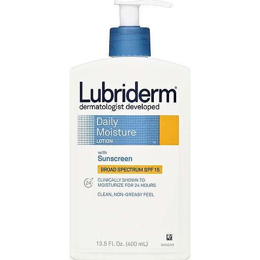 lubriderm body lotion spf 15