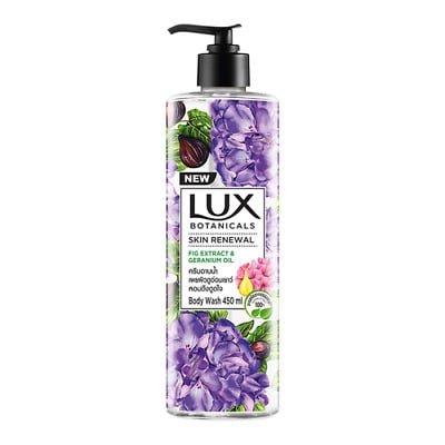 Lux Botanical Skin Renewal Fig Extract & Geranium Oil Body Wash 450ml