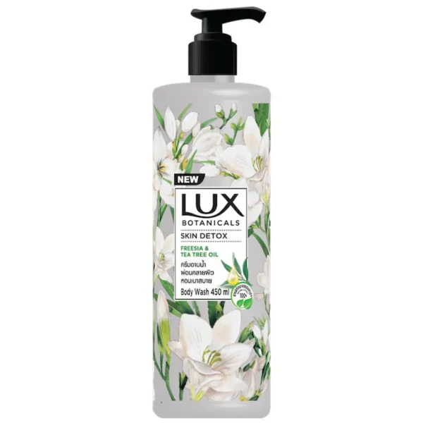 Lux Botnicals Skin Detox Freesia & Tea Tree Oil Body Wash For Women 450ml