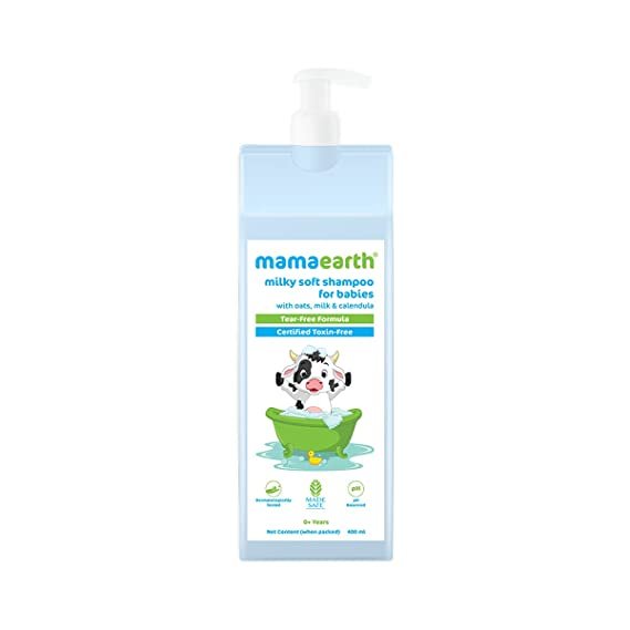Mamaearth Milky Soft Shampoo With Oats Milk And Calendula For Babies 400ml