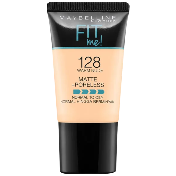 Maybelline NewYork Matte+Poreless Tube 128 Warm Nude
