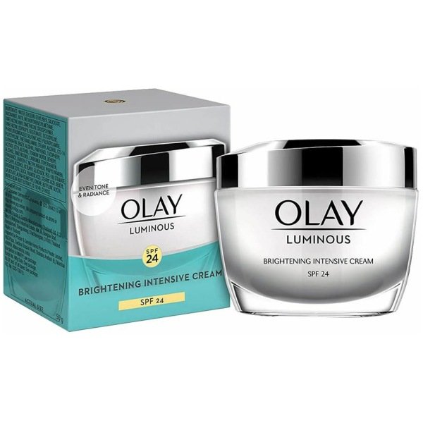 Olay Luminous Brightening Intensive Day Cream With SPF 24 Smoothens The Skin 50G