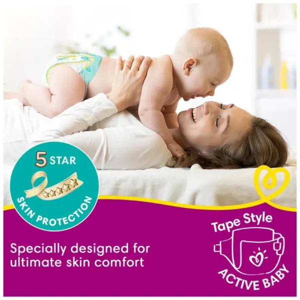 Pampers Active Baby Taped Diapers Large size diapers 78 count