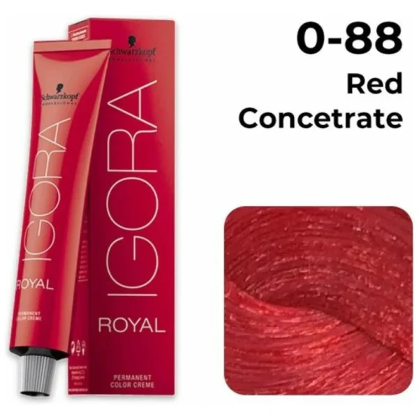 Schwarzkopf Igora Royal Hair Color, 0-88 Red Concentrate 60ml