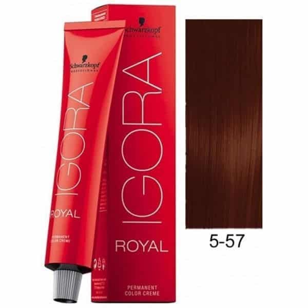 Schwarzkopf Igora Royal Hair Color 60ml 5-57 Light Brown Gold Copper