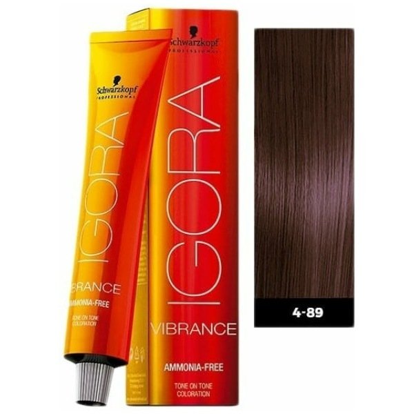 Schwarzkopf Igora Vibrance Hair Color 60ml 4-89 Medium Brown Red Violet