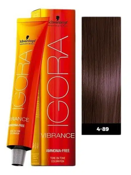 Schwarzkopf Igora Vibrance Hair Color 60ml 4-89 Medium Brown Red Violet