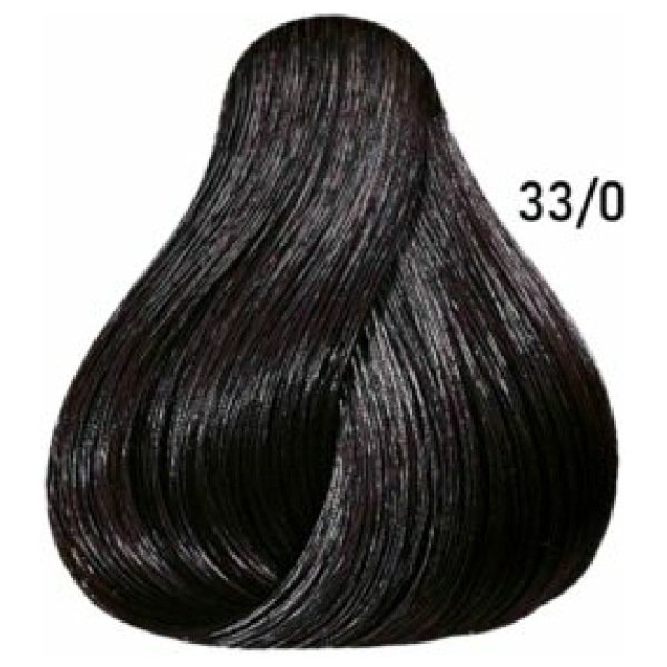 Wella Koleston Perfect Permanent Creme Hair Color, 33/0 Intense Dark Brown/Natural