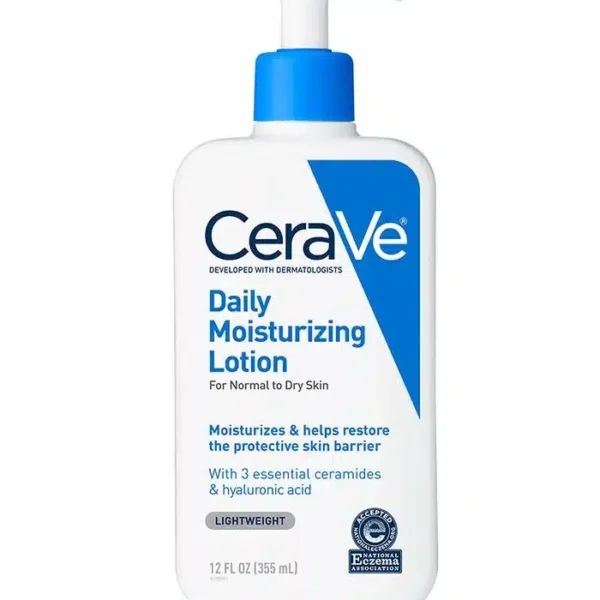 CeraVe Lightweight Moisturizing Lotion Hyaluronic Dry Skin 355ml