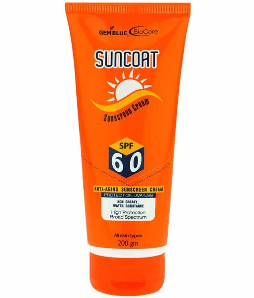 GEMBLUE BIOCARE Suncoat Sunscreen Cream SPF60