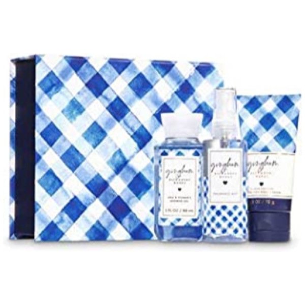Bath and Body Works GINGHAM Trio Travel Size Gift Set