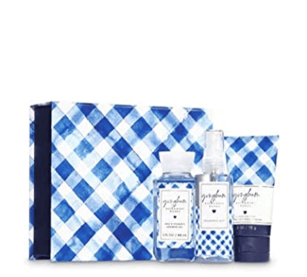 Bath and Body Works GINGHAM Trio Travel Size Gift Set