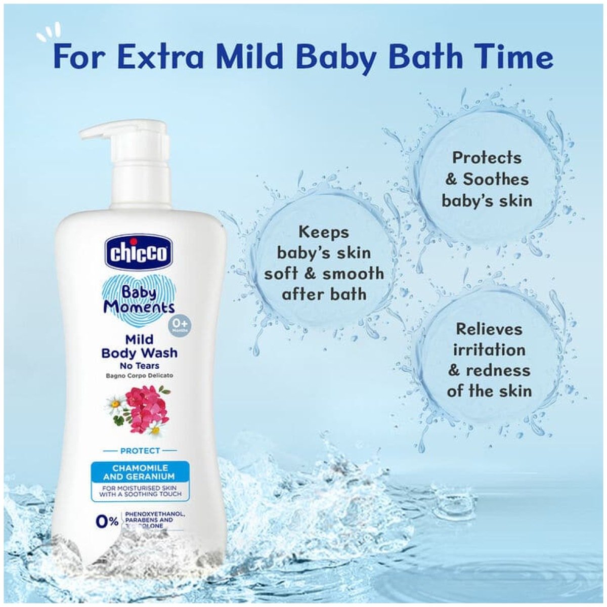 Chicco Baby Mild Bodywash Protect 500ml