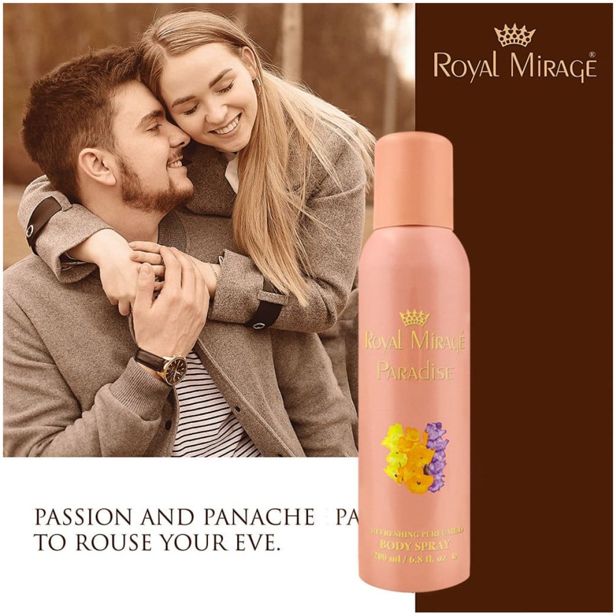 Royal Mirage Paradise Perfumed Body Deodorant Spray 200ml