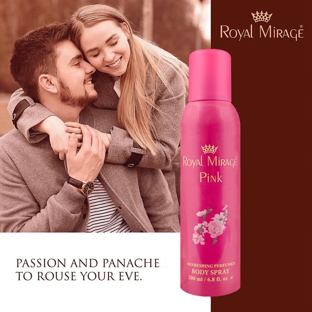 Royal Mirage Pink Perfumed Body Deodorant Spray 200ml
