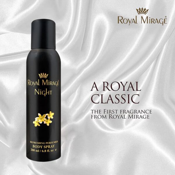 Royal Mirage Night Perfumed Body Deodorant Spray 200ml