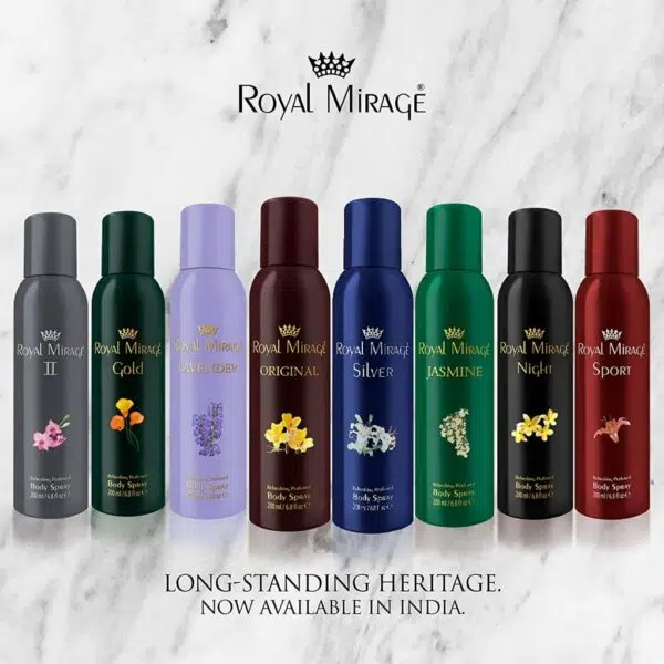 Royal Mirage Jasmine Perfumed Body Deodorant Spray 200ml