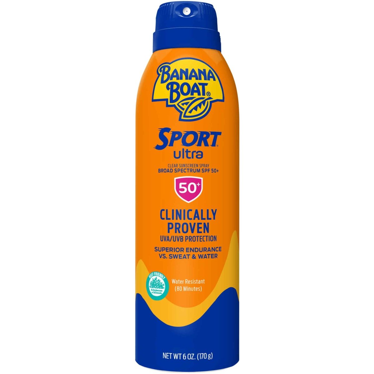 Banana Boat Ultra Sport Clear Spray Broad Spectrum Sunscreen SPF 50 170G