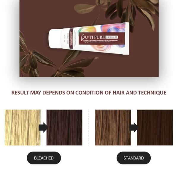 Butipure Chocolate Dark Brown Semi Permanent Conditioning Temporary Waterproof Hair Color 60ml