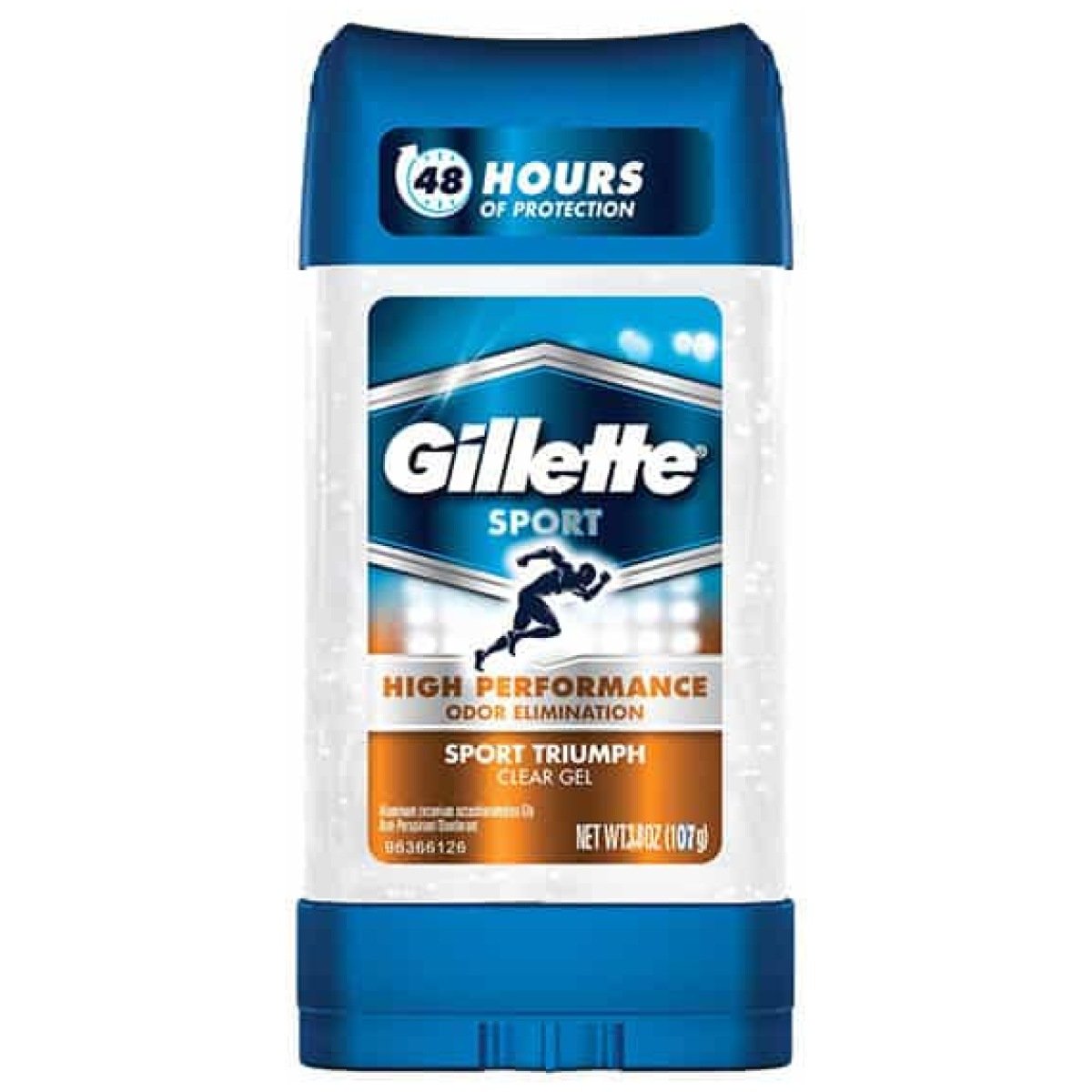 Gillette High Performance Sport Triumph Clear Gel Deodorant Stick 107G