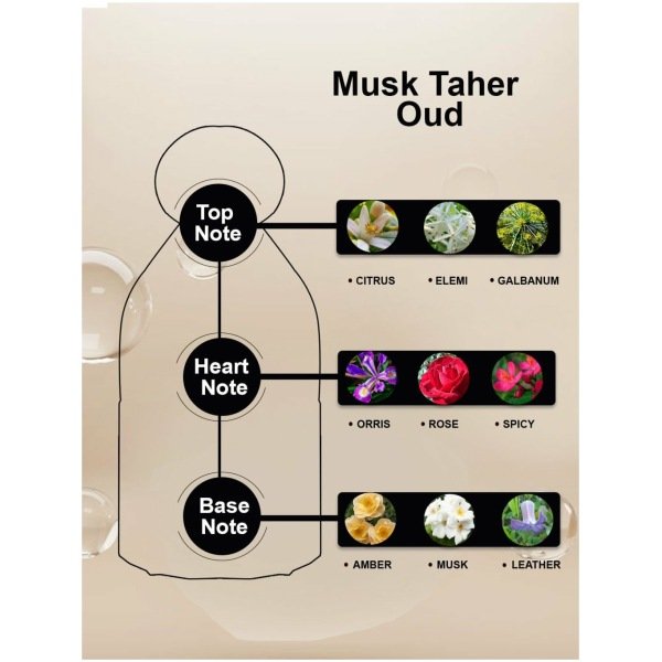 Otoori Musk Taher Oud EDP Perfume 80ml
