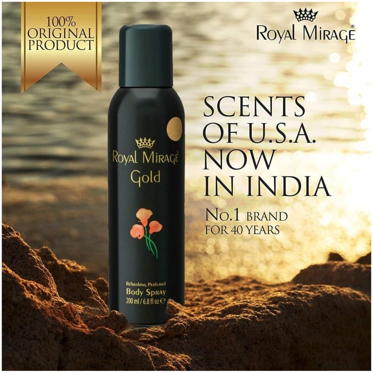 Royal Mirage Gold Perfumed Body Deodorant Spray 200ml