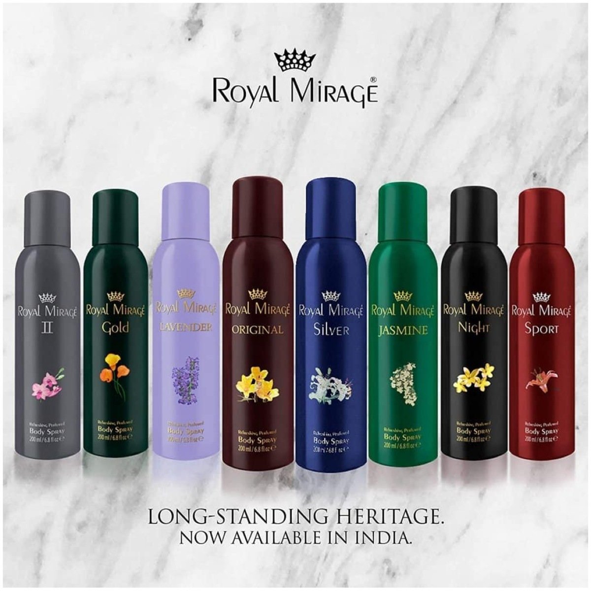 Royal Mirage Gold Perfumed Body Deodorant Spray 200ml