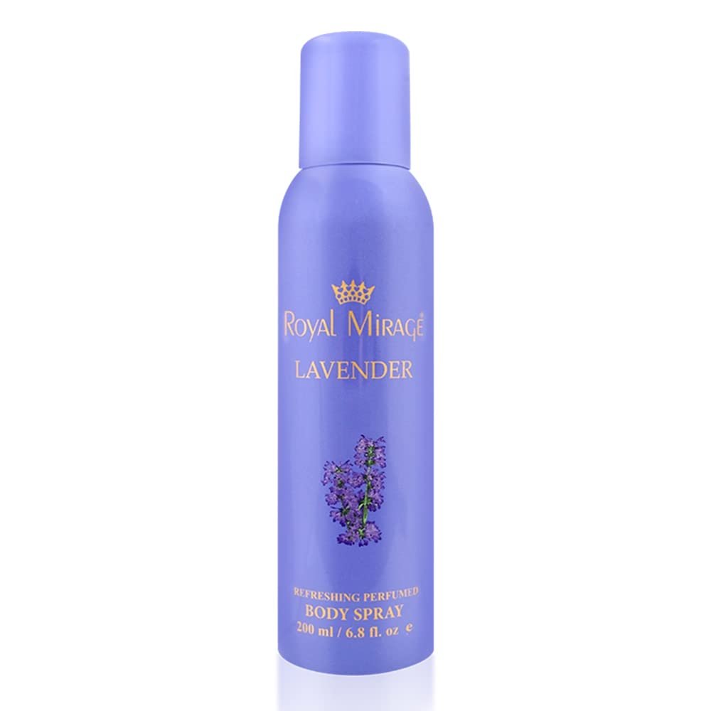 Royal Mirage Lavender Perfumed Body Deodorant Spray 200ml