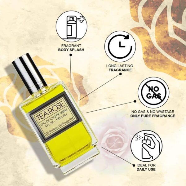 Tea Rose EDT Perfume For Women 120ml - Image 3