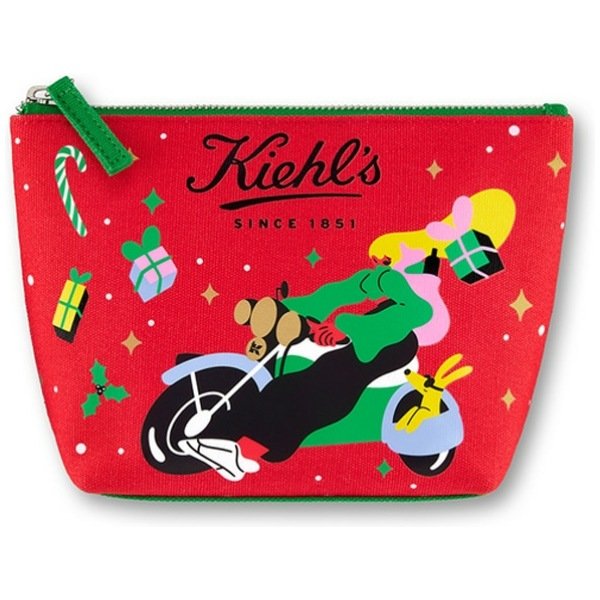 kiehl's Makeup Pouch For Women (Red)