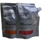 Color Mate Hair Straightener With Neutralizing Cream Straight Curly And Resistant Hair 240ml
