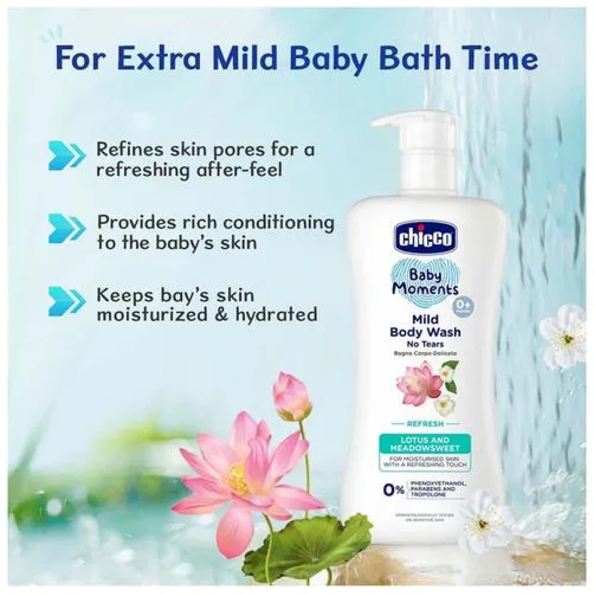 Chicco Baby Moments Mild Refresh Body Wash 500 ml